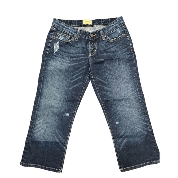 BKE Distressed Denim Capris BKL580 size 27 - Picture 1 of 6